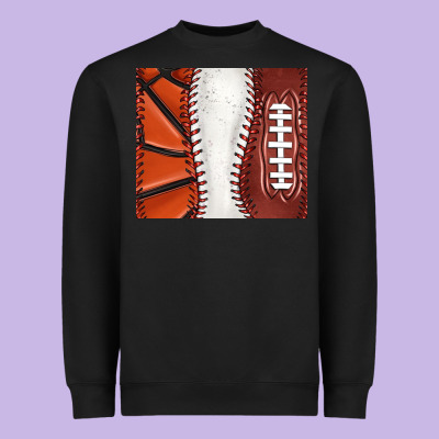 Baseball And Basketball And Football Tumbler Tbs Heavyweight Sweatshirt Designed By Tumblerdesignbyshophia