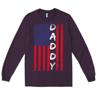 Plum Daddy American Flag Long Sleeve Tee - Bettercallsaul