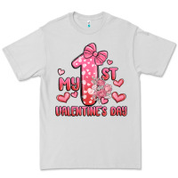 Dove Grey my first valentines day Premium Tee - MaliasSmallBusiness