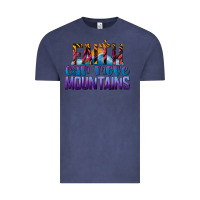 Vintage Denim Faith Can Move Mountains Vintage Tee - LillyAllenDesigns