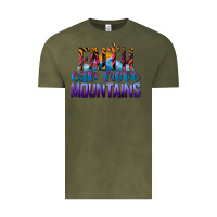 Vintage Olive Faith Can Move Mountains Vintage Tee - LillyAllenDesigns