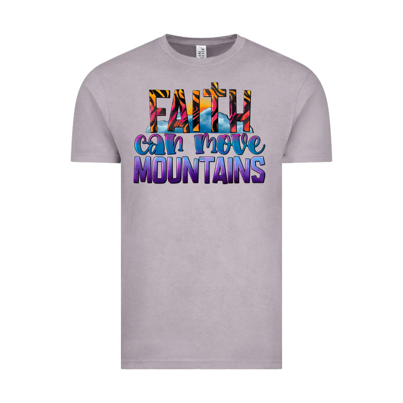 Faith Can Move Mountains Vintage Tee by LillyAllenDesigns | Teevron