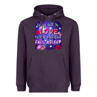 Plum Why Fall İn Love When You Can Fall Asleep Heavyweight Hoodie - FaDigitalArtStudio