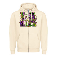 Sandshell louisiana mardi gras Zipper Hoodie - OliviaCreatesArt