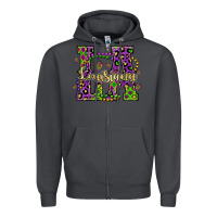 Smoke louisiana mardi gras Zipper Hoodie - OliviaCreatesArt