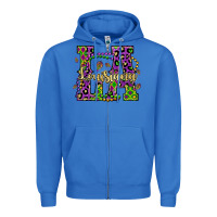 True Royal louisiana mardi gras Zipper Hoodie - OliviaCreatesArt