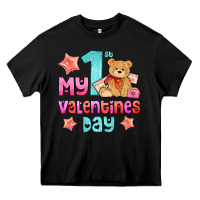 Black my first valentines day Heavy Core Tee - AdoDesignShop
