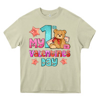 Mossy my first valentines day Heavy Core Tee - AdoDesignShop