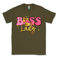 Army Green boss lady Classic Tee - LillyAllenDesigns
