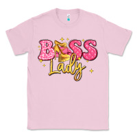 Bubblegum Pink boss lady Classic Tee - LillyAllenDesigns