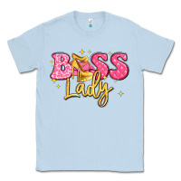 Dusty Blue boss lady Classic Tee - LillyAllenDesigns