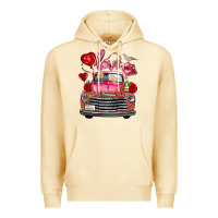 Pina Colada Western Valentines Day Truck Love Bird Letter Premium Hoodie - FaDigitalArtStudio