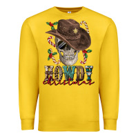 Lemon howdy christmas skull Premium Sweatshirt - FaDigitalArtStudio