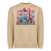 Mushroom The pink is for my Grandma Cancer Awareness Heavyweight Sweatshirt - HowdyJamesFarm