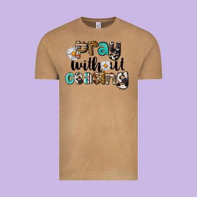 Pray Without Ceasing Vintage Tee Designed By Lillyallendesigns