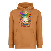 Meerkat LGBTQ+ Messy Bun With Snacks Heavyweight Hoodie - BundleAndBundleShop