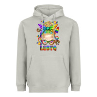 Moon Dust LGBTQ+ Messy Bun With Snacks Heavyweight Hoodie - BundleAndBundleShop