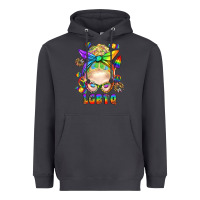 Lgbtq+ Messy Bun With Snacks Heavyweight Hoodie | Teevron