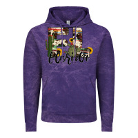 Cloud Purple florida state cowhide serape cactus Vintage Hoodie - RanaPortraitStore