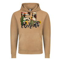 Vintage Camel florida state cowhide serape cactus Vintage Hoodie - RanaPortraitStore