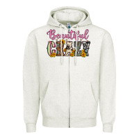 Oatmeal Heather beautiful crazy Zipper Hoodie - OliviaCreatesArt