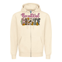 Sandshell beautiful crazy Zipper Hoodie - OliviaCreatesArt