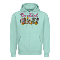 Seafoam beautiful crazy Zipper Hoodie - OliviaCreatesArt