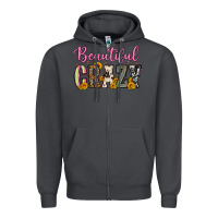 Smoke beautiful crazy Zipper Hoodie - OliviaCreatesArt