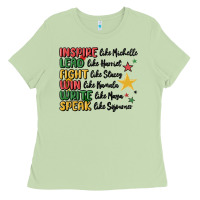 Matcha black history malia Ladies Tee - MaliasSmallBusiness