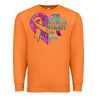 Carrot This Girls Fought and Won Cancer Premium Sweatshirt - BundleAndBundleShop