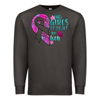 Smoke This Girls Fought and Won Cancer Premium Sweatshirt - BundleAndBundleShop