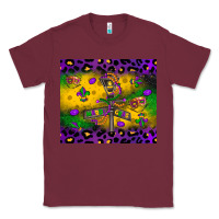 Burgundy mardi gras street lights Classic Tee - LillyAllenDesigns