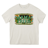 Cream Cowhide Serappe Sunflower Mama Tried Heavy Core Tee - Jasminsmagicworld