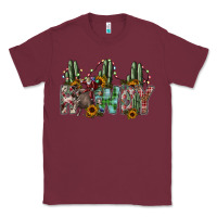 Burgundy howdy Classic Tee - SublimationCraftShop