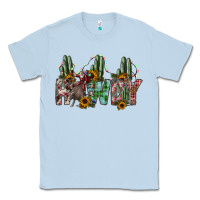 Dusty Blue howdy Classic Tee - SublimationCraftShop