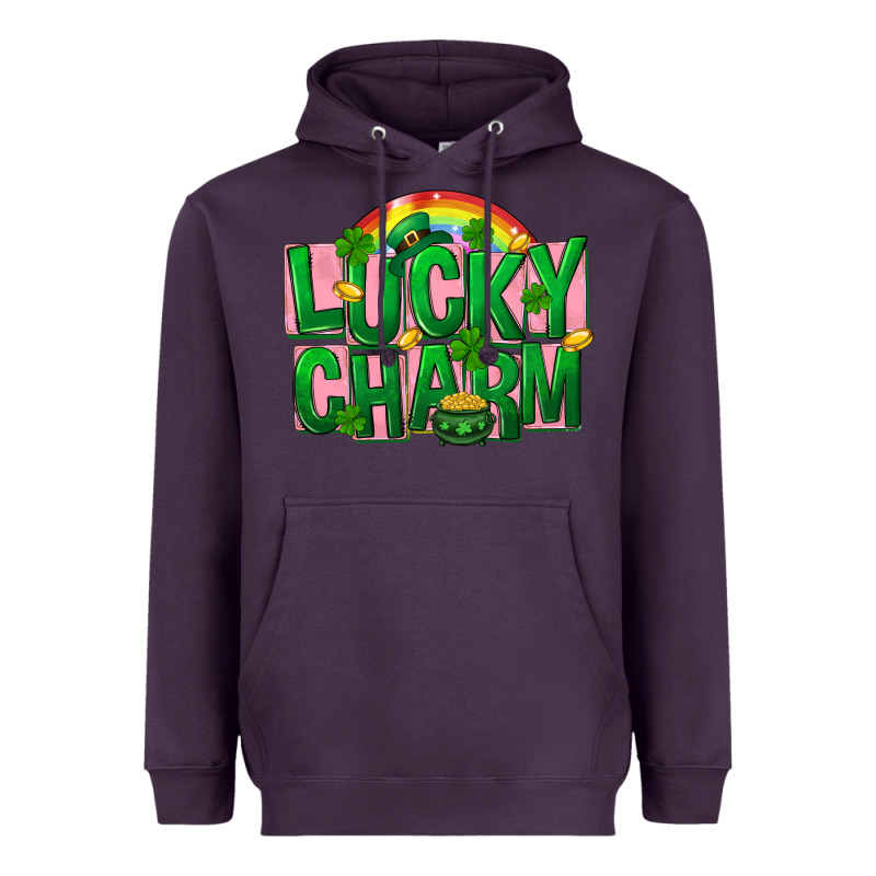 St Patricks Lucky Charm Heavyweight Hoodie by FaDigitalArtStudio | Teevron