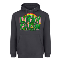 Smoke St Patricks Lucky Charm Heavyweight Hoodie - FaDigitalArtStudio