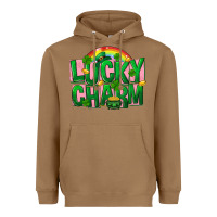 Toasted Coconut St Patricks Lucky Charm Heavyweight Hoodie - FaDigitalArtStudio