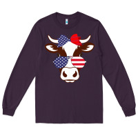Plum Cow 4Th Of July Independence Day Long Sleeve Tee - Bettercallsaul