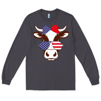 Smoke Cow 4Th Of July Independence Day Long Sleeve Tee - Bettercallsaul