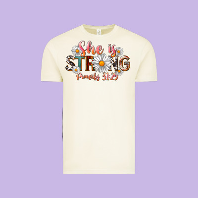 Western She Is Strong Vintage Tee Designed By Lillyallendesigns