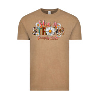 Vintage Coffee Western She Is Strong Vintage Tee - LillyAllenDesigns