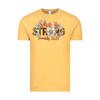 Vintage Mustard Western She Is Strong Vintage Tee - LillyAllenDesigns