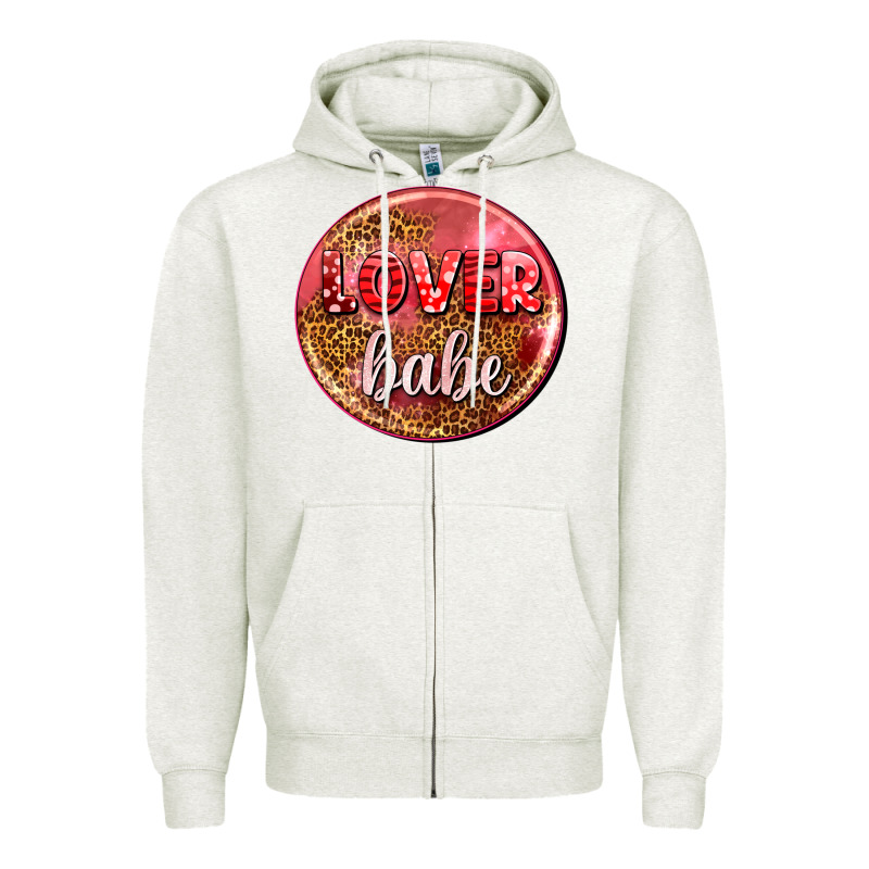 Lover Babe Olivia Zipper Hoodie by OliviaCreatesArt | Teevron