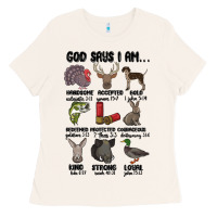 Bone god says i am hunting Ladies Tee - MaliasSmallBusiness