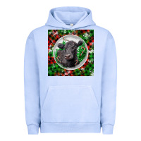Pigment Grape Ice christmas black angus cow Urban Hoodie - LillyAllenDesigns