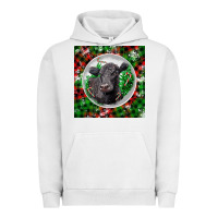 Pigment Lunar Rock christmas black angus cow Urban Hoodie - LillyAllenDesigns