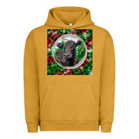 Pigment Peanut Butter christmas black angus cow Urban Hoodie - LillyAllenDesigns