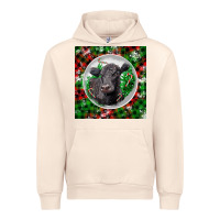 Sandshell christmas black angus cow Urban Hoodie - LillyAllenDesigns