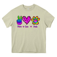 Mossy Peace Love Pride Heavy Core Tee - Jasminsmagicworld